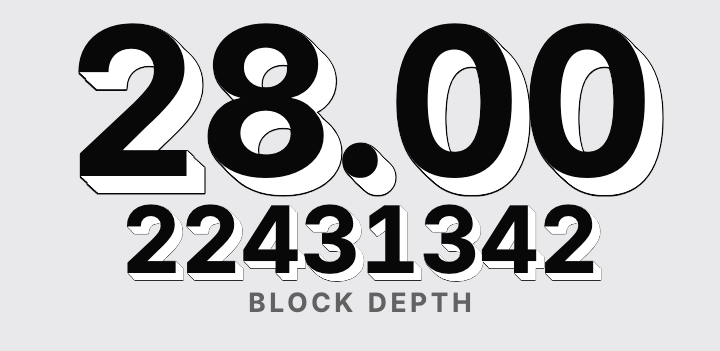 Dimensional Block: Varsity style age counter face in TimeBorn