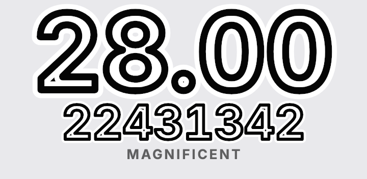 Magnificent Inline: Varsity style age counter face in TimeBorn